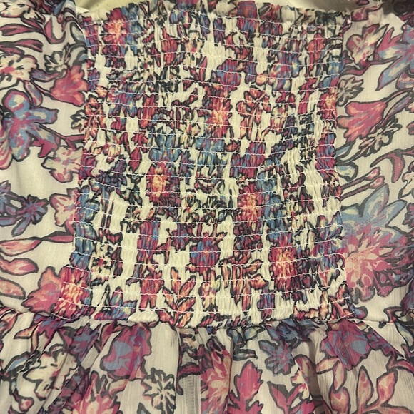 -NWT French connection Fontini Recycled Hallie Halter Peplum Top in summer white - Picture 13 of 14